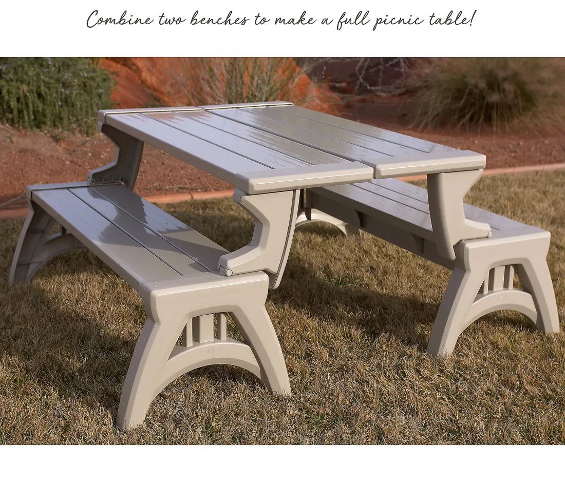 Last Day For Clearance💝Buy 2 Get 2 Free✨Convert-A-Bench Gen II XL Bench-to-Table with Cup Holder